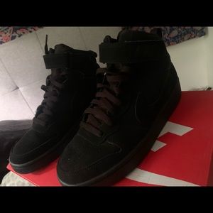 Black Nike high tops